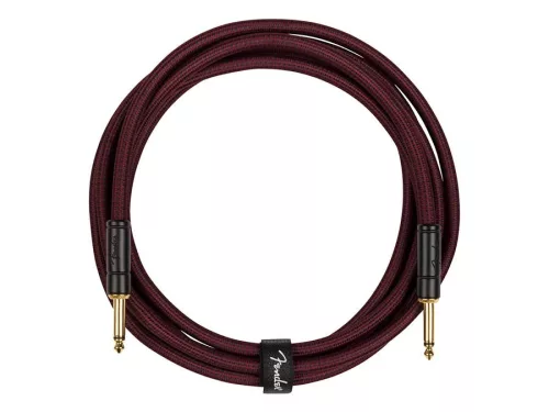 0990821075 Fender Limited Edition Deluxe Series instrument cable, 10ft, oxblood tweed