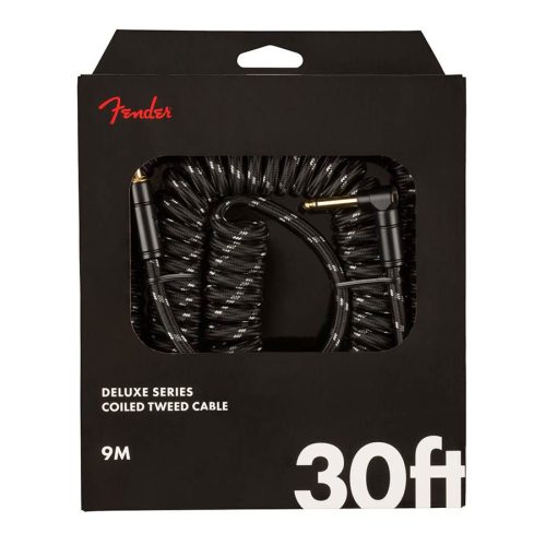 0990823060 Fender Deluxe Coil Cable 30", black tweed