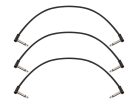 0990825010 Fender Professional Series Blockchain 12" patch cable, 3-pack, angle/angle