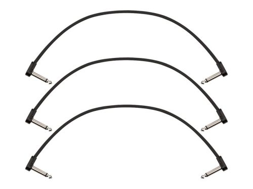 0990825010 Fender Professional Series Blockchain 12" patch cable, 3-pack, angle/angle