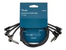 0990825011 Fender Professional Series Blockchain 16" patch cable, 3-pack, angle/angle