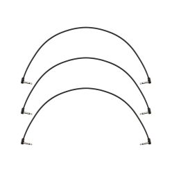   0990825012 Fender Professional Series Blockchain 24" patch cable, 3-pack, angle/angle