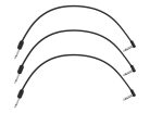 0990825013 Fender Professional Series Blockchain 16" patch cable, 3-pack, straight/angled