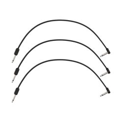  0990825013 Fender Professional Series Blockchain 16" patch cable, 3-pack, straight/angled