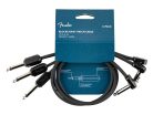 0990825013 Fender Professional Series Blockchain 16" patch cable, 3-pack, straight/angled