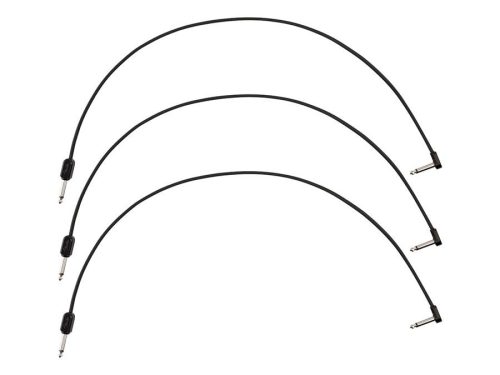 0990825014 Fender Professional Series Blockchain 24" patch cable, 3-pack, straight/angle