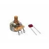 0990835000 Fender Genuine Replacement Part 500K potentiometer, .375" length bushing, solid shaft, with .022mf capacitor