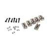 0990840000 Fender Genuine Replacement Part bridge saddles, Strat/Tele, American Series 86-07, chrome, set of 6