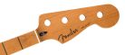 0990902920 Fender Genuine Replacement Part satin roasted maple Jazz Bass neck, 20 jumbo frets, 12", maple, flat oval shape