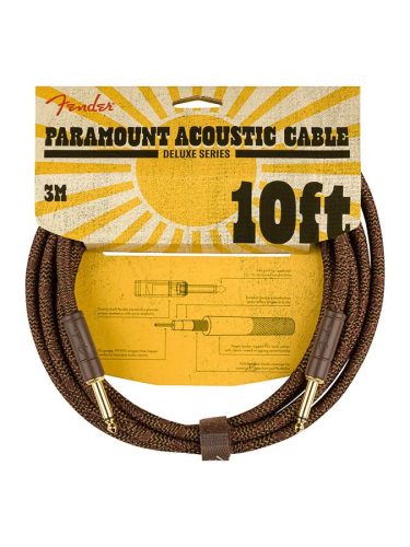 0990910007 Fender  Paramount 10' acoustic instrument cable, brown