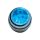 0990949000 Fender Genuine Replacement Part amplifier jewel, blue