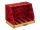 Fender 0991015500 husă-suport Classic Series – pentru 5 chitare, tweed, construcție tare, interior plușat