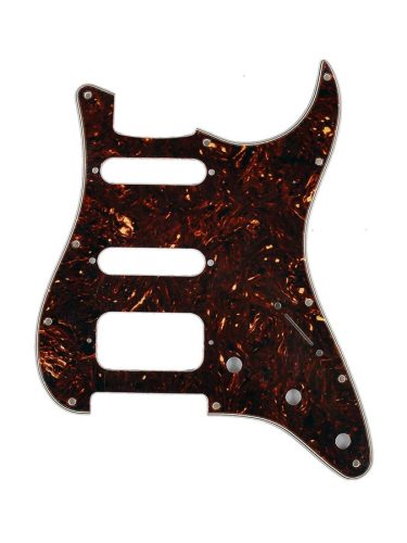 0991337000 Fender Genuine Replacement Part pickguard Standard Strat, HSS, 11 screw holes, 4-ply, tortoise shell