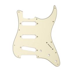   0991343000 Fender Genuine Replacement Part pickguard 62 Vintage Strat, SSS, 11 screw holes, 3-ply, mint green