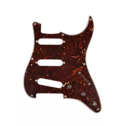   0991349000 Fender Genuine Replacement Part pickguard 57 Vintage Strat, SSS, 8 screw holes, 4-ply, tortoise shell