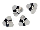 0991350000 Fender Genuine Replacement Part amp corner set (standard 3 screw mount), set of 4