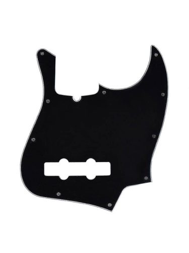 0991351000 Fender Genuine Replacement Part pickguard Standard Jazz Bass®, 10 screw holes, 3- ply, with truss rod notch, black