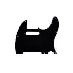   0991356000 Fender Genuine Replacement Part pickguard Standard Tele®, 8 screw holes, 3-ply, black