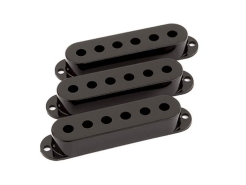 0991364000 Fender Genuine Replacement Part pickup covers Stratocaster®, black, plastic, set of 3