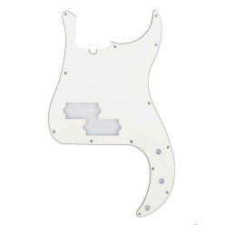   0991376000 Fender Genuine Replacement Part pickguard Standard Precision Bass®, 13 screw holes, 3-ply, with truss rod notch, parchment