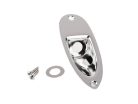 0991940100 Fender Genuine Replacement Part Stratocaster® recessed jack ferrule plate, chrome