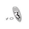 0991940100 Fender Genuine Replacement Part Stratocaster® recessed jack ferrule plate, chrome