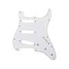 0992018000 Fender Genuine Replacement Part pickguard 62 Vintage Strat, SSS, 11 screw holes, 3-ply, white