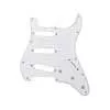 0992018000 Fender Genuine Replacement Part pickguard 62 Vintage Strat, SSS, 11 screw holes, 3-ply, white