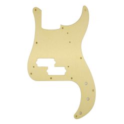   0992020000 Fender Genuine Replacement Part pickguard 57 Precision Bass®, 10 screw holes, 1-ply, gold anodized