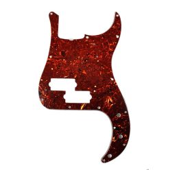   0992021000 Fender Genuine Replacement Part pickguard 62 Precision Bass®, 13 screw holes, 4-ply, with truss rod notch, tortoise shell