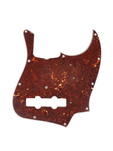 0992022000 Fender Genuine Replacement Part pickguard 62 Jazz Bass®, 11 screw holes, 4-ply, with truss rod notch, tortoise shell