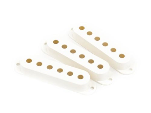 0992034000 Fender Genuine Replacement Part pickup covers Stratocaster®, white, plastic, set of 3