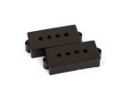 0992037000 Fender Genuine Replacement Part pickup covers P-Bass, black, plastic, set of 2