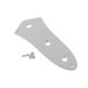 0992055000 Fender Genuine Replacement Part control plate, 62 Jazz Bass®, 3 hole, chrome