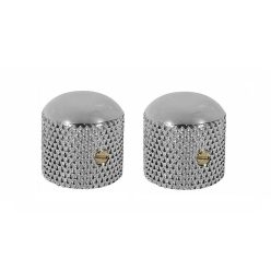   0992056000 Fender Genuine Replacement Part tele vintage knobs for CTS shaft size, 2pcs domes, chrome