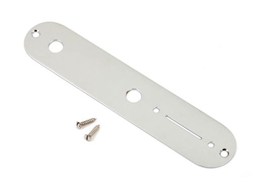 0992058000 Fender Genuine Replacement Part control plate Tele, chrome