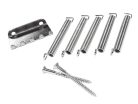 0992084000 Fender Genuine Replacement Part tremolo spring mounting claw kit for Pure Vintage Stratocaster, nickel