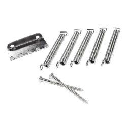   0992084000 Fender Genuine Replacement Part tremolo spring mounting claw kit for Pure Vintage Stratocaster, nickel