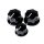 0992085000 Fender Genuine Replacement Part knob kit '60s Jazz Bass, 3pcs, black