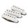 0992113000 Fender Genuine Replacement Part pickup set Custom Shop White Stratocaster® Fat 50s