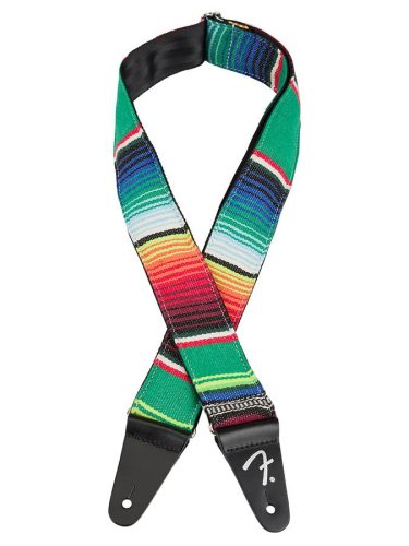 0992132541 Fender  Serape strap, 2", green multi