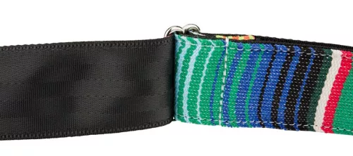 0992132541 Fender  Serape strap, 2", green multi
