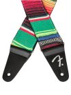 0992132541 Fender  Serape strap, 2", green multi