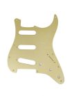 0992139000 Fender Genuine Replacement Part pickguard Strat®, SSS, 11 screw holes, 1-ply, gold anodized