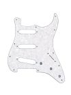 0992140000 Fender Genuine Replacement Part pickguard Strat®, SSS, 11 screw holes, 4-ply, white pearl