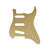 0992143000 Fender Genuine Replacement Part pickguard 57 Vintage Strat, SSS, 8 screw holes, 1-ply, gold anodized