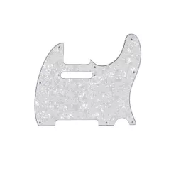   0992150000 Fender Genuine Replacement Part pickguard Standard Tele®, 8 screw holes, 4-ply, white pearl