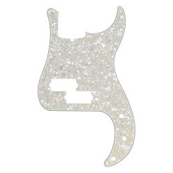   0992160000 Fender Genuine Replacement Part pickguard Standard Precision Bass®, 13 screw holes, 4-ply, white moto