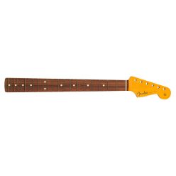   0992213921 Fender Genuine Replacement Part 60's Stratocaster neck, 21 medium jumbo frets, 7,25" pau ferro fingerboard, C-shape, amber lacquer