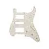 0992230000 Fender Outlet  pickguard Strat Contemporary, HSH, 11 screw holes, 4-ply, white pearl